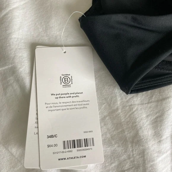 ATHLETA Square Neck Bra Cup Bikini Top Sizes S/M & L/XL NWT - Picture 6 of 6